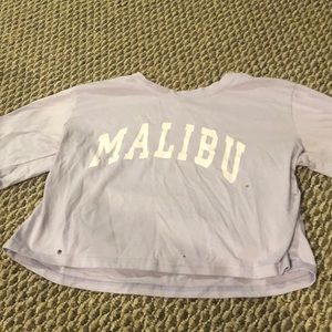 cropped malibu tee!